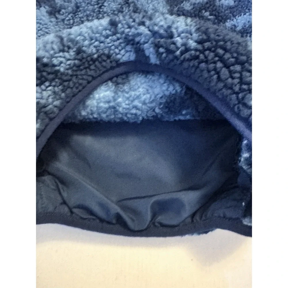 Hurley Boys‎ Sherpa Quarter Zip Pullover blue camo Size Small 6-7